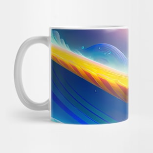 Abstract dynamic background Mug